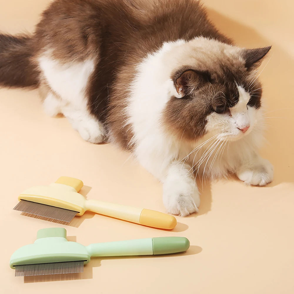 Pet Hair Brush and Grooming Comb for Dogs and Cats