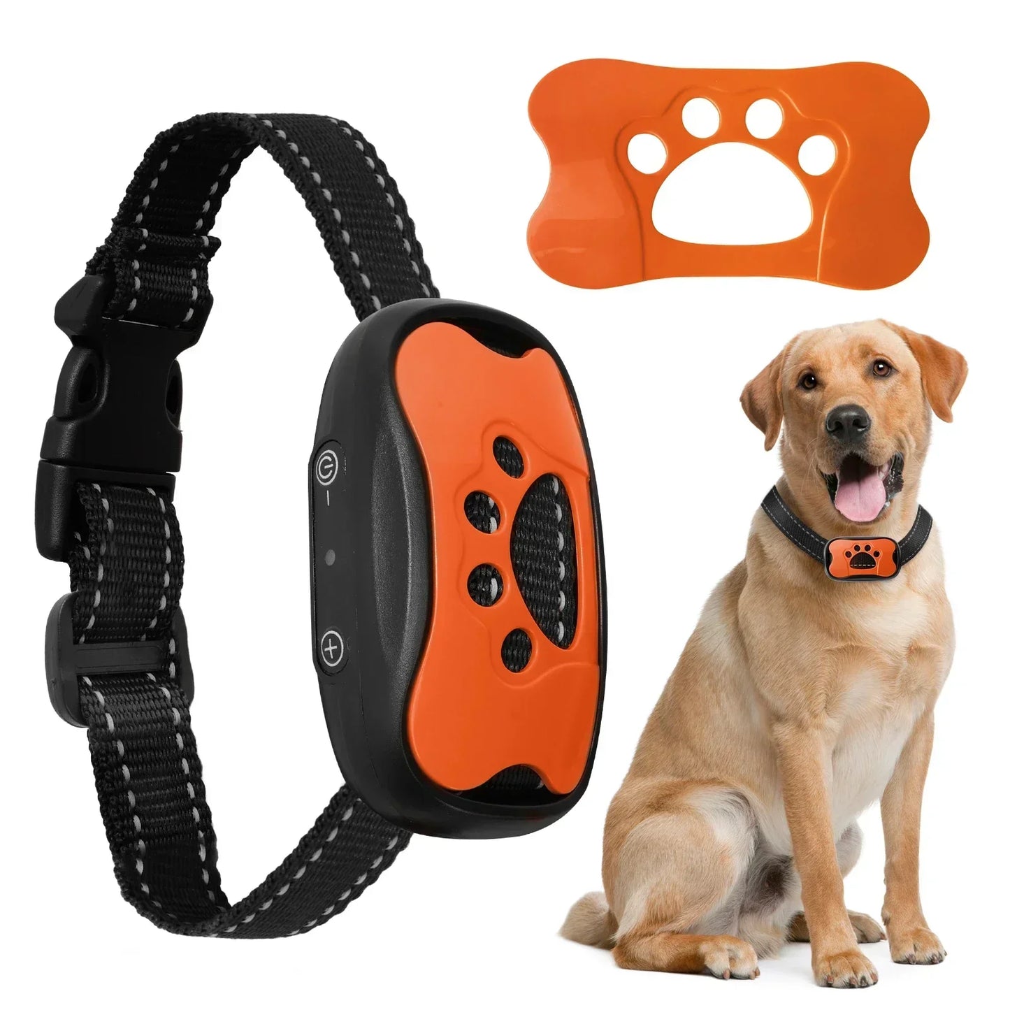USB Rechargeable Ultrasonic Anti-Bark Dog Training Collar