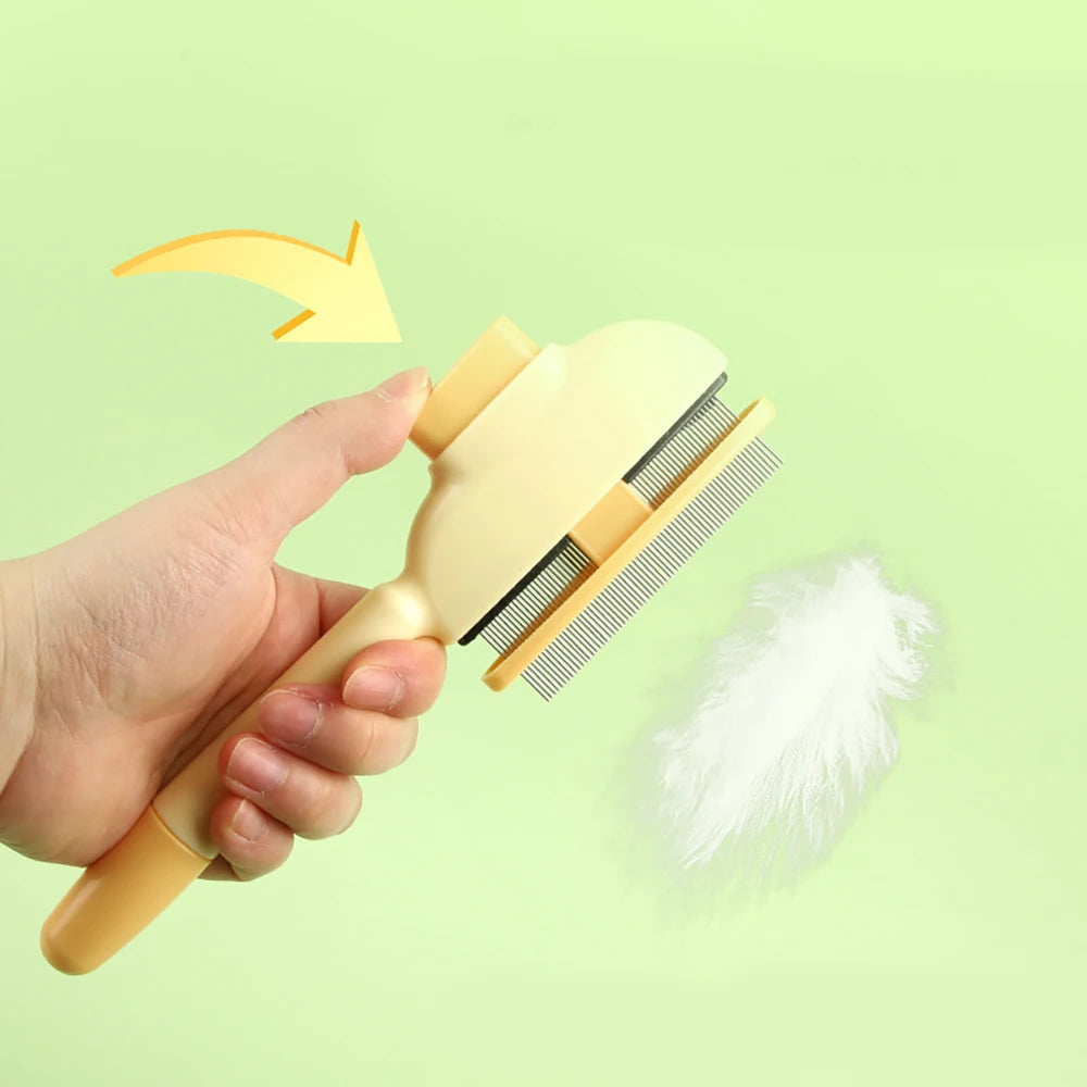 Pet Hair Brush and Grooming Comb for Dogs and Cats