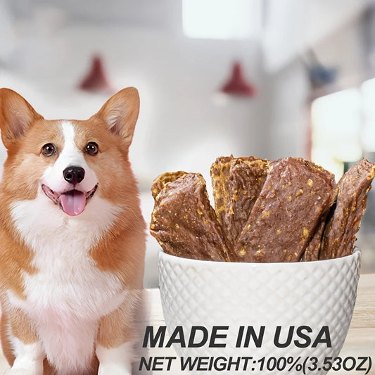 Assorted Dog Snacks Beef, Duck, Chicken, Turkey & Salmon