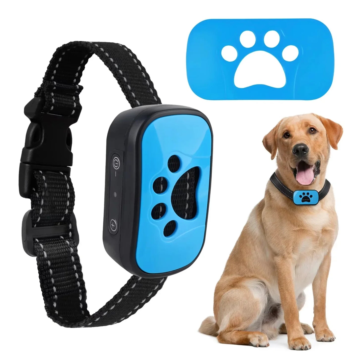USB Rechargeable Ultrasonic Anti-Bark Dog Training Collar