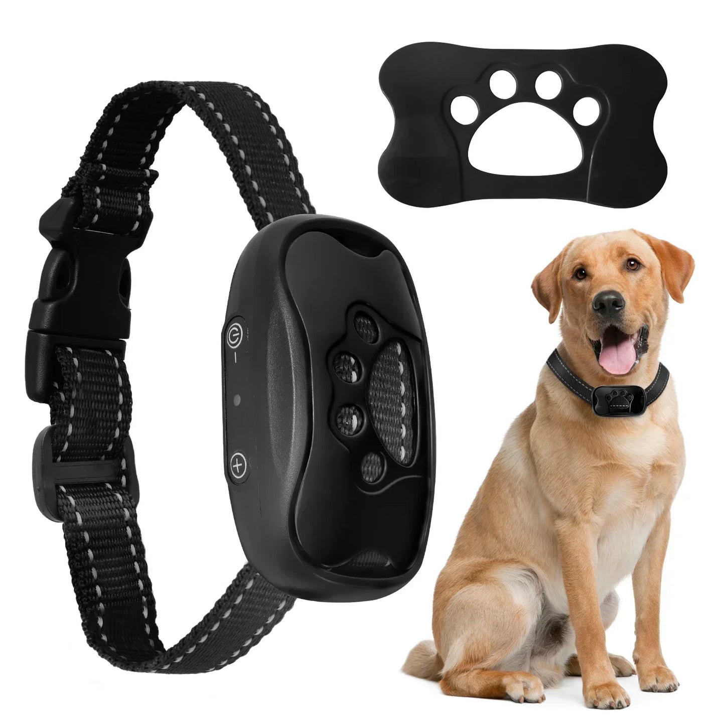 USB Rechargeable Ultrasonic Anti-Bark Dog Training Collar