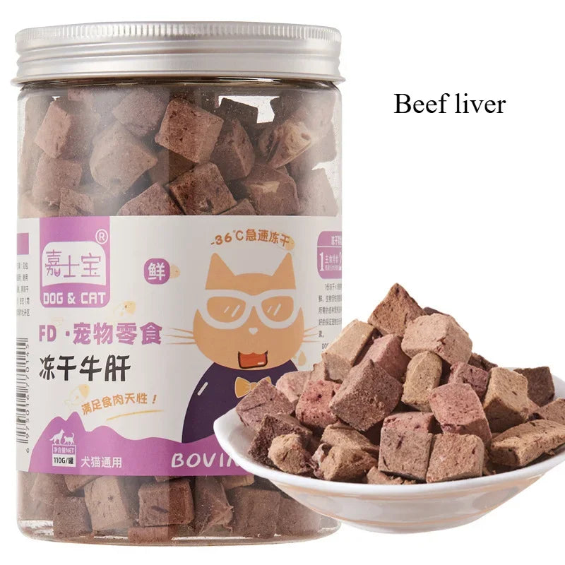 Dried Chicken, Salmon, Beef & Duck Pet Snacks