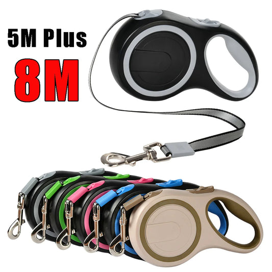 Retractable Dog Leash 5M/8M for Small and Large Pets