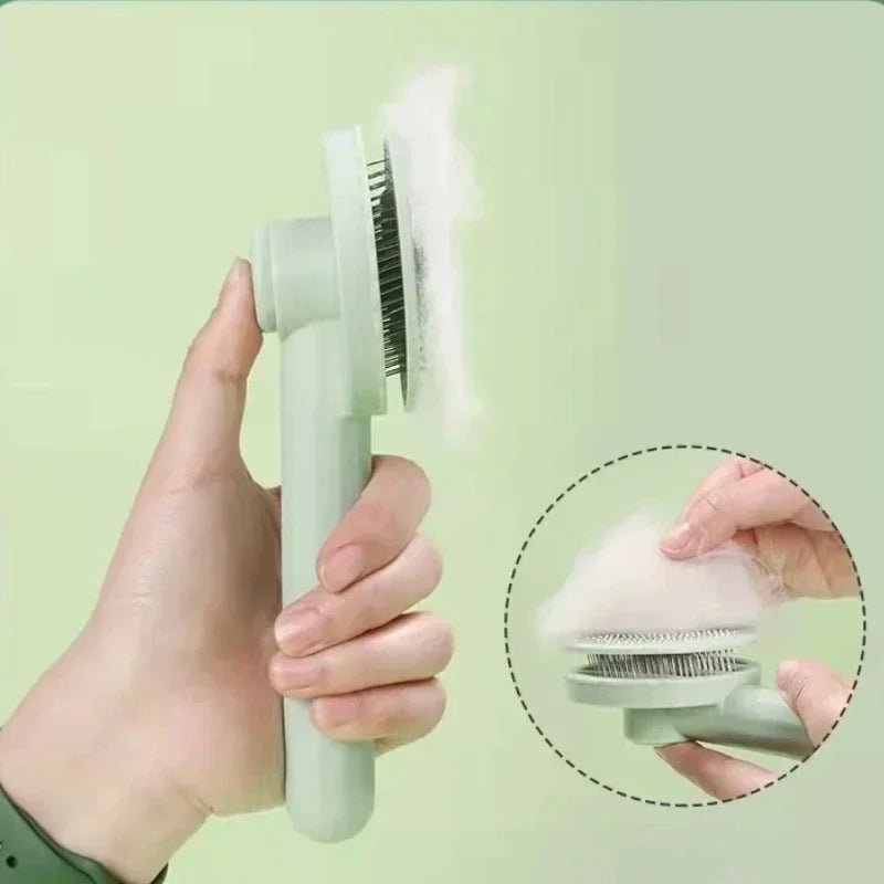 Cat Grooming Brush and Hair Remover Comb