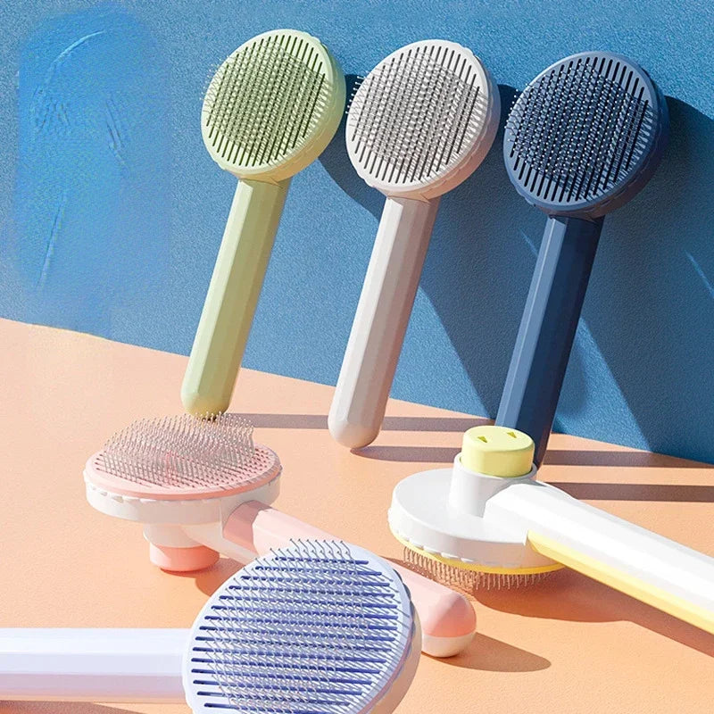 Cat Grooming Brush and Hair Remover Comb