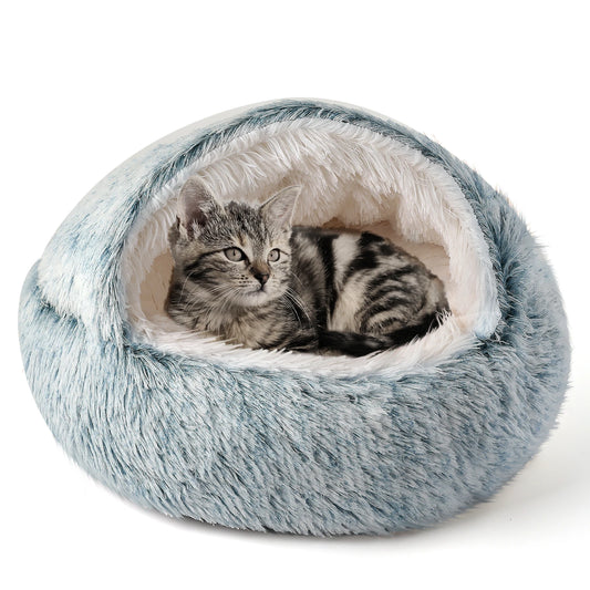 25" Plush Cat & Dog Sleeping Nest