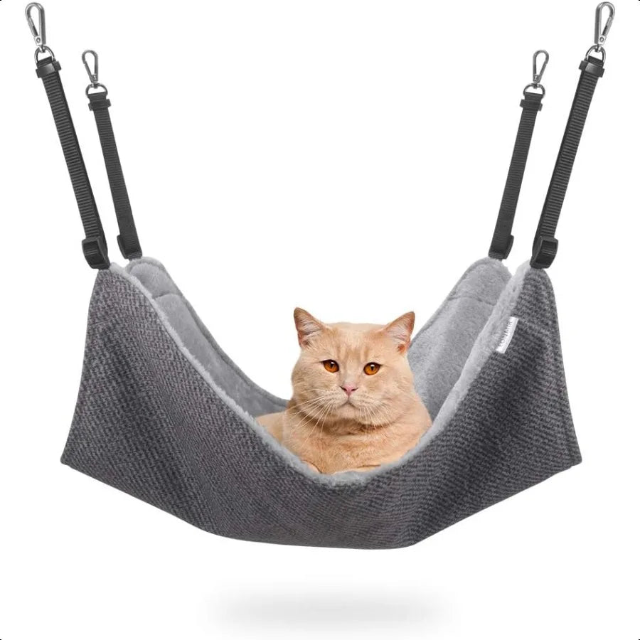 Cat Cage Hammock Soft Pet Bed for Small Pets 30lb Capacity