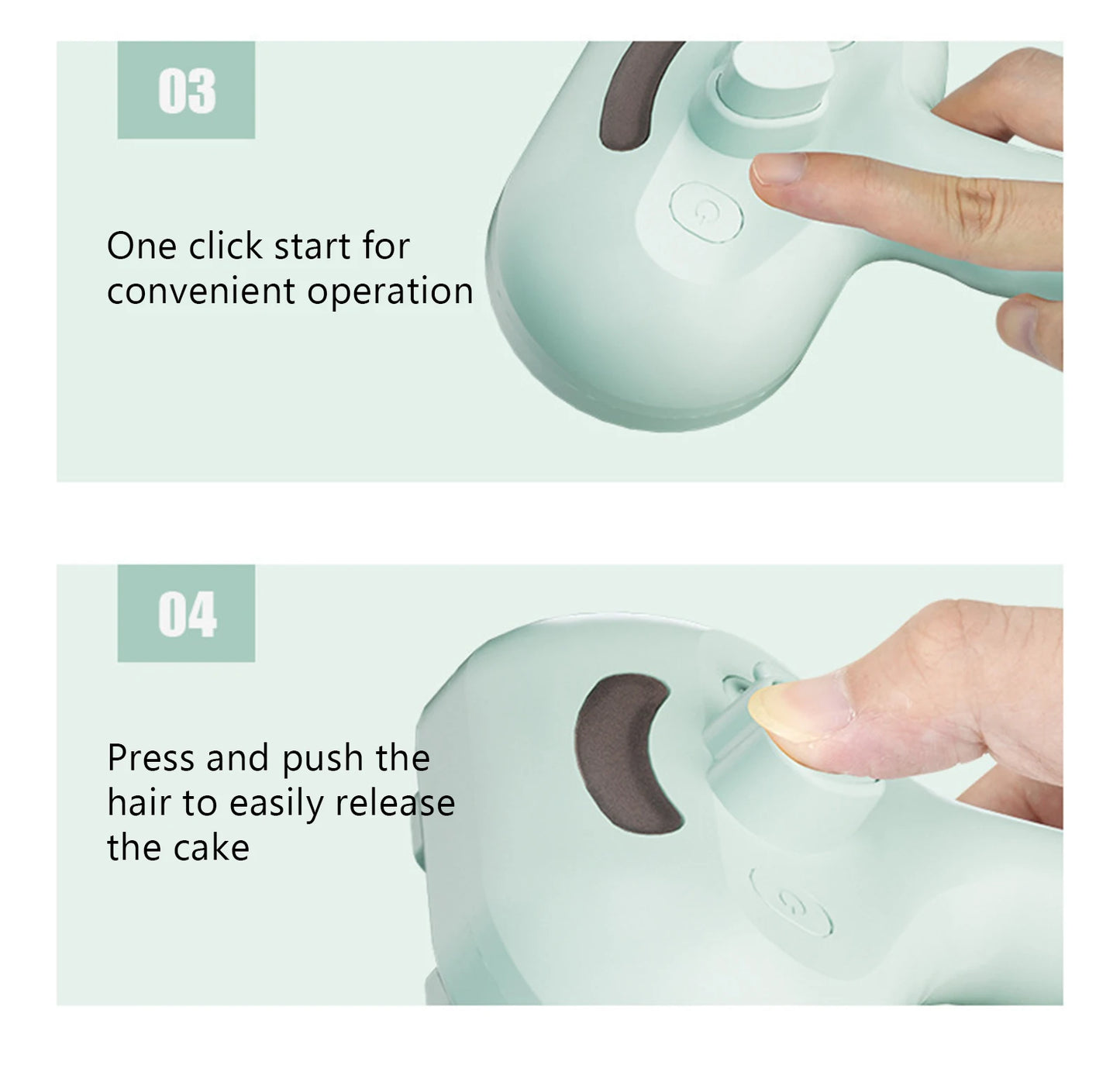 Dog Comb Pet Steam Massage Brush – Soft Teeth Hair Removal for Cats & Dogs