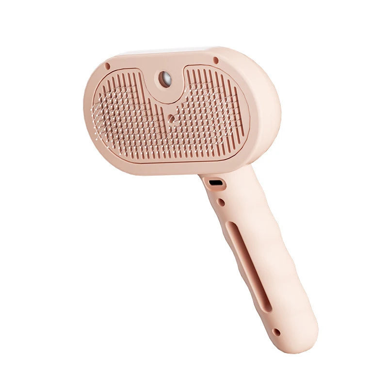 Dog Comb Pet Steam Massage Brush – Soft Teeth Hair Removal for Cats & Dogs