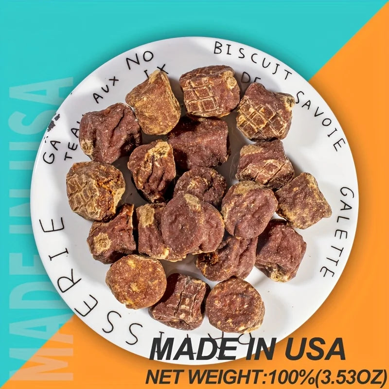 Assorted Dog Snacks Beef, Duck, Chicken, Turkey & Salmon