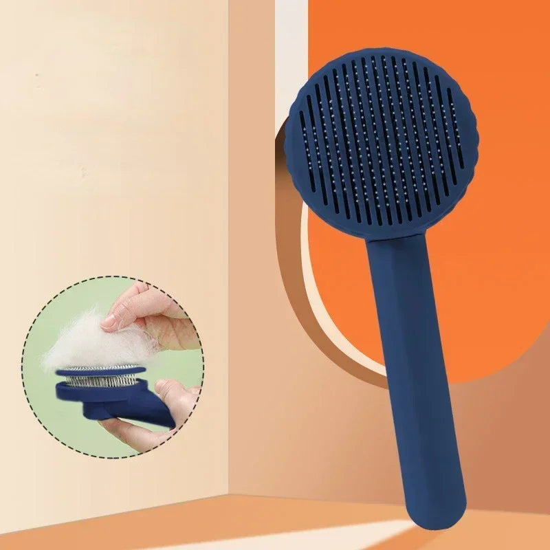 Cat Grooming Brush and Hair Remover Comb