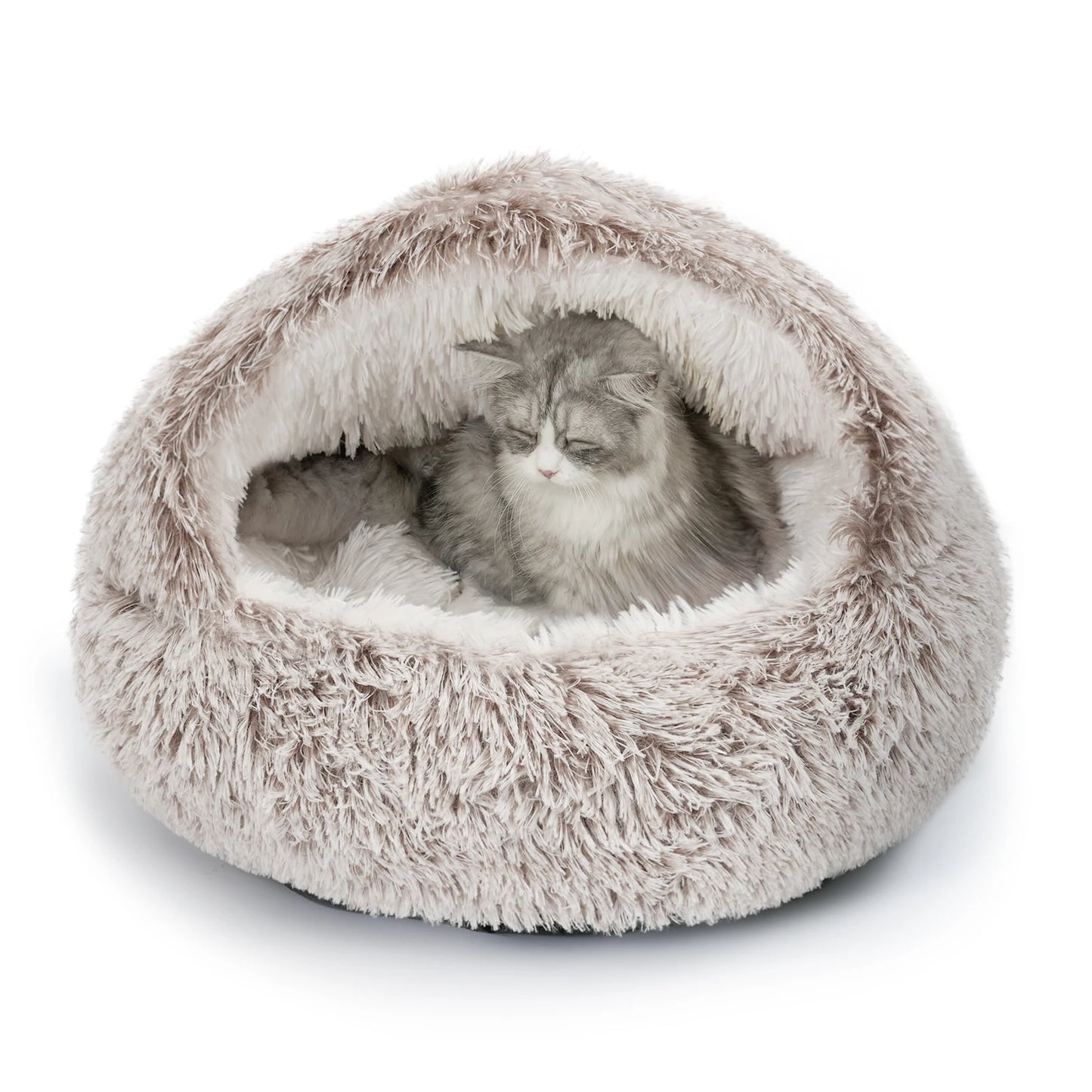 25" Plush Cat & Dog Sleeping Nest