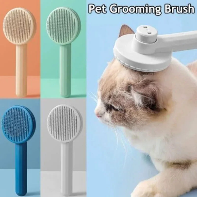 Cat Grooming Brush and Hair Remover Comb