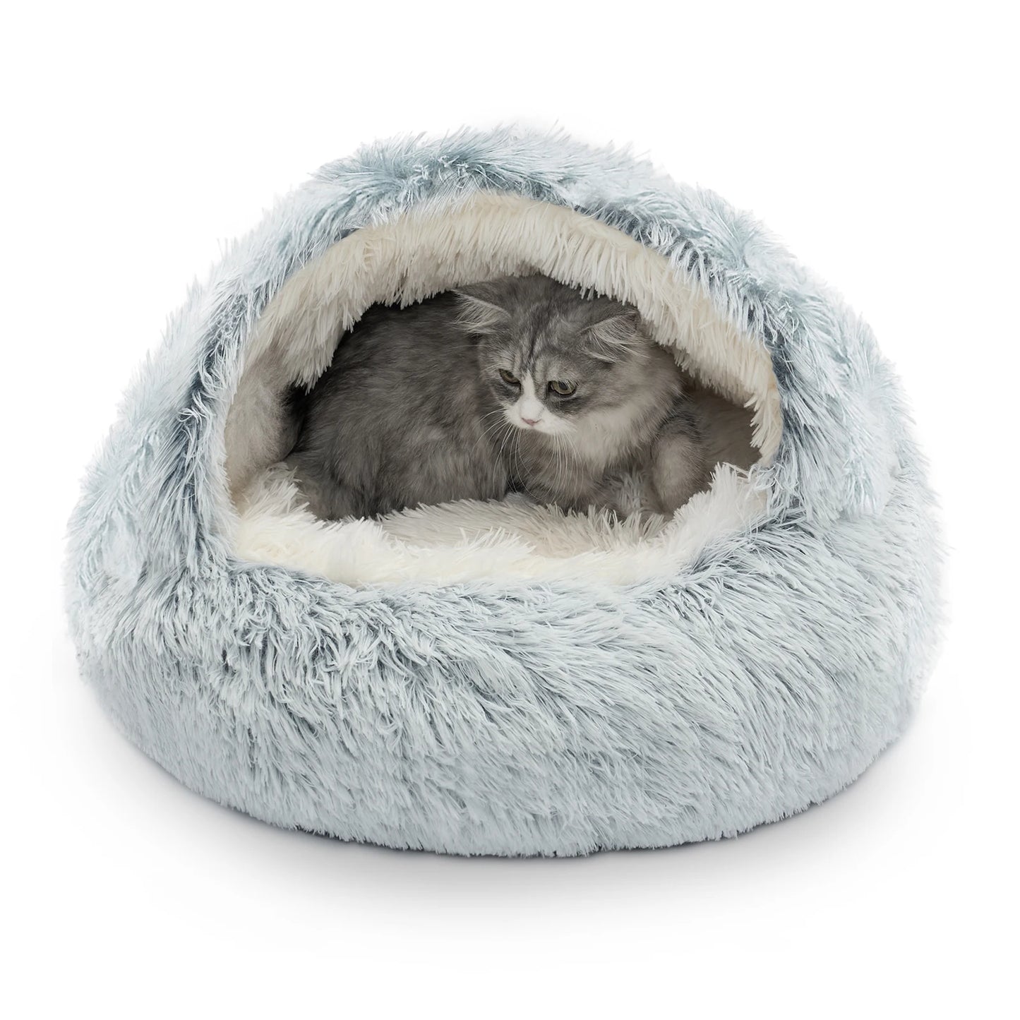 25" Plush Cat & Dog Sleeping Nest