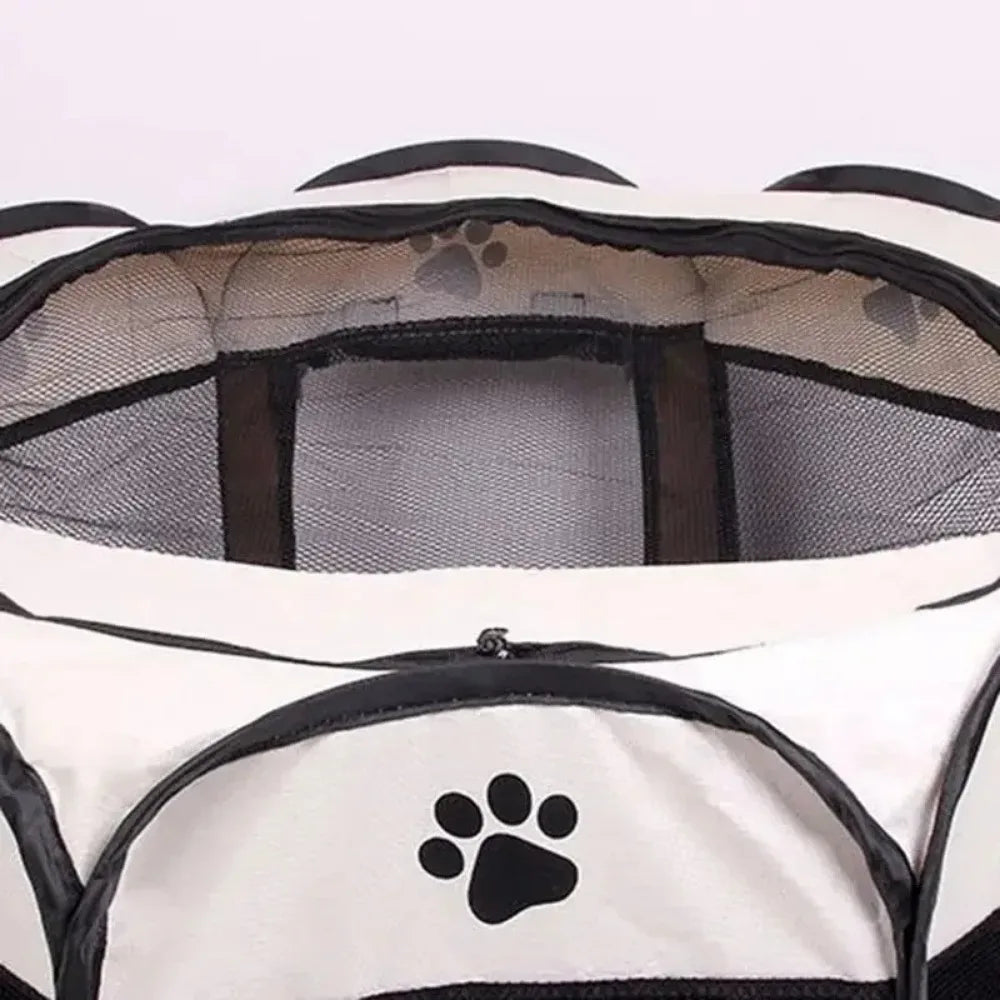 Foldable Octagonal Pet Tent – Cat and Small Dog Cage, Four-Season Use