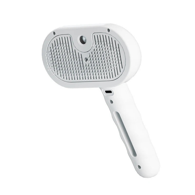 Dog Comb Pet Steam Massage Brush – Soft Teeth Hair Removal for Cats & Dogs